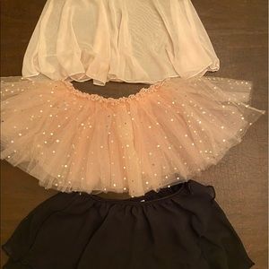 2 dance/ ballet skirts/ tutu bundle